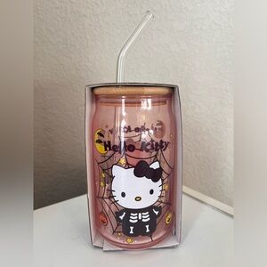 Hello kitty Halloween glass tumbler